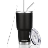 30 oz Black Stainless Steel Tumbler / Case of 32
